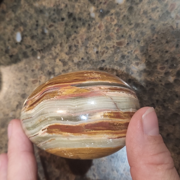 🎀Beautiful marbling egg rock - Picture 4 of 7